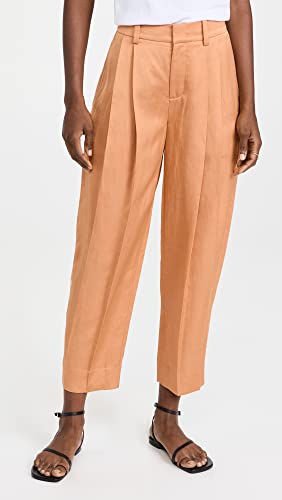 Vince Women's Pleat Front Tapered Pants2