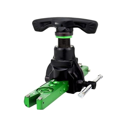 LOADFUN アルミ製フレアリングツール 1/4-3/4インチ6サイズ対応 45度偏心式 新冷媒対応 軽量設計 パイプ拡張用 インチ規格 家庭用電化製品メンテナンス エアコン冷蔵庫修理工具(インペリアル(手動使用))