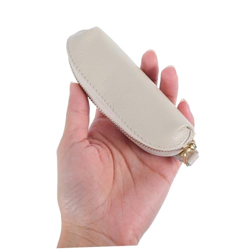 Mini Cowhide Coin Purse Cute Portable Zipper Wallet for Small Change Holder for Travel Shopping Adorable Japanese Style Compact Coin Pouch4