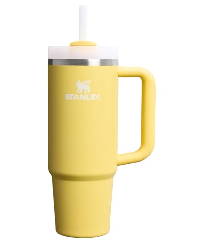 Image of STANLEY Quencher H2.0 Tumbler with Handle and Straw 30 oz | Flowstate 3-Position Lid | Cup Holder Compatible for Travel | Insulated Stainless Steel Cup | BPA-Free | Daffodil