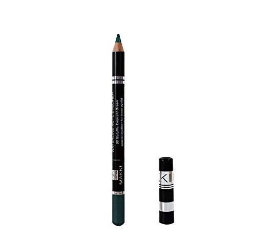 06 Metallic Emerald Green Waterline Kohl Eyeliner - Special Kajal for inner eyelids - vitalizing and Waterproof - sensitive eyes hypoallergenic eye liner