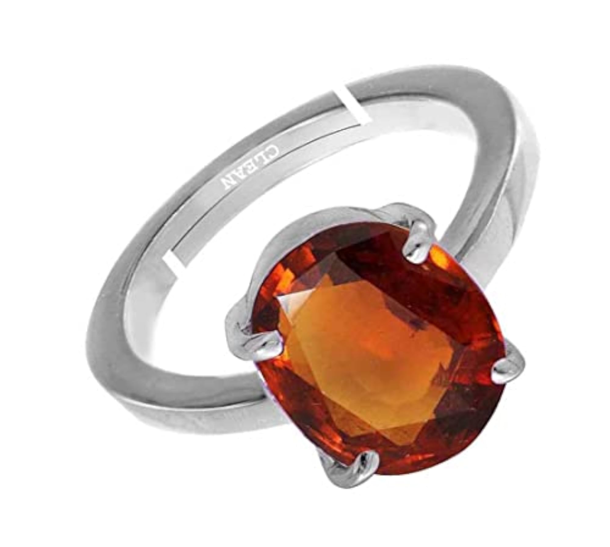 Women's Cats Eye 6.25 Ratti Adjustable Ring, 925 Sterling Silver