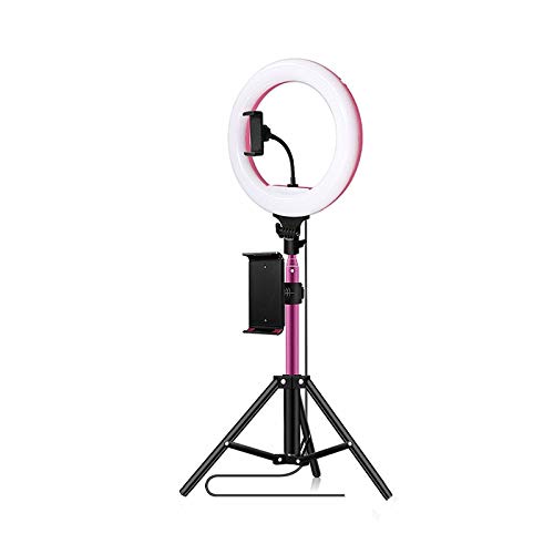 Ringlicht 12Inch LED Ringlicht 3500K-5600K Dimmbar Mit Fernbedienung Stativständer Einstellbar Smartphone-Tablet-Halter Make-up-Licht (Farbe :
