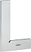 INSIZE 4791-300 90 Degree Flat Edge Square, 11.8" x 7.9"