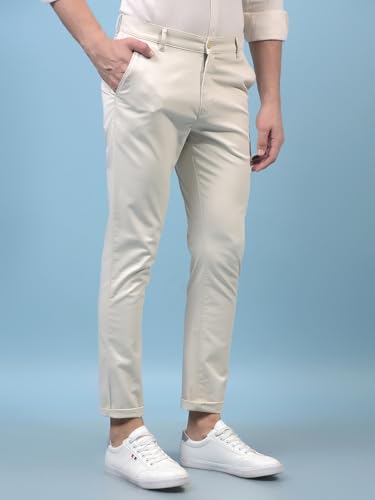 Image of Crimsoune Club Men's Cream Trousers