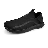 [アモジ] サンダル メンズ スリッパ 室内 レディース ルームシューズ めんず クロッグサンダル サボサンダル ビジネス オフィス 室内履き さんだる ウォーターシューズ マリンシューズ メッシュ 夏 なつ 通気 外履き SP1777 黒 ブラック/ブラック 27cm