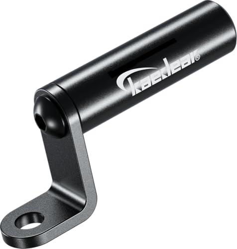 Kaedear(カエディア) バイク クランプバー ミラーマウント マルチバー ステー スマホホルダー バー径 22mm 穴径10mm/厚さ5mm アルミニウム合金 2ピース構造 KDR-H2Lのサムネイル