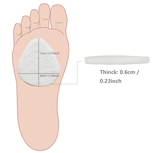 Image of Felt Metatarsal Pads Women Mens 12 Pieces