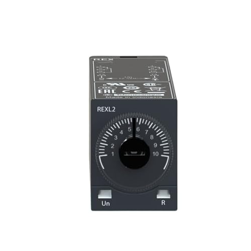 Relé de temporización REXL4TMP7 con bobina AC230V y capacidad de conmutación 3A