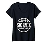 Mujer Six Pack Coming Soon - ---- Camiseta Cuello V