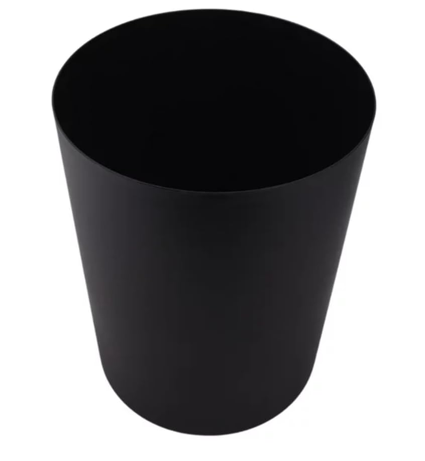 Image of SEDLAV Plastic Office Trash Can, 5 gal (Black Trash)