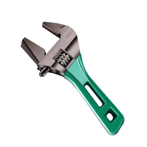 Llave inglesa – Llave de vástago corto de 8 pulgadas, diseño compacto ajustable de extremo abierto con par de torsión resistente | Llave inglesa de reparación de tuberías de drenaje para el hogar