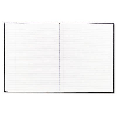 Large Executive Notebook w/Cover, 10 3/4 x 8 1/2, Letter, Black Cover, 75 Sheets Office Product
