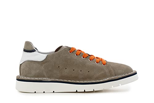 Chaussures à lacets Cafè Noir C1TS6220M006400 en cuir suédé beige sabbia pointure 40