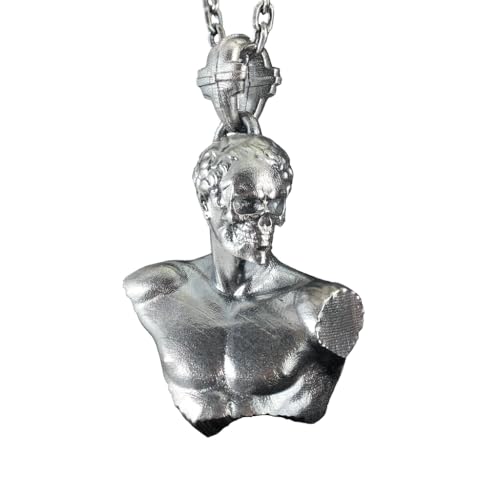 Talisman de force Hercule en argent massif le prestige d'un bijou sculpté
