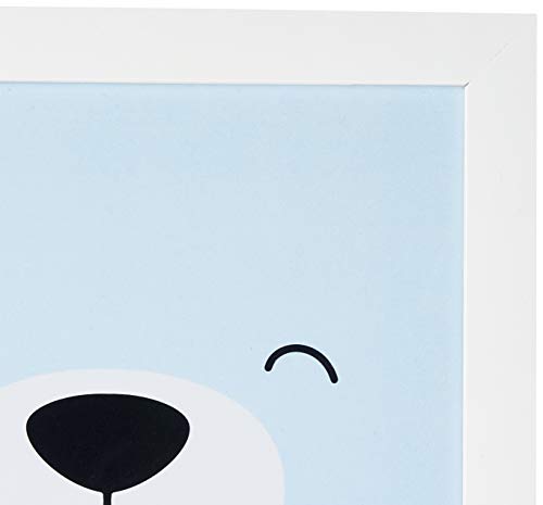 Kit com 3 Quadros Bosque, Hug, Azul