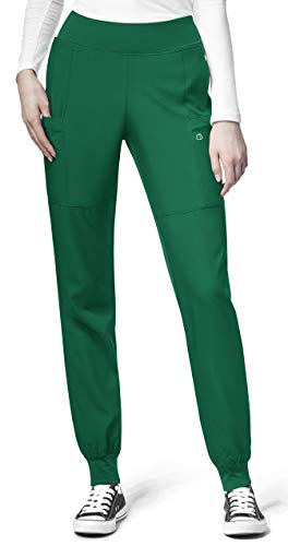 Women's Comfort Waist Cargo Jogger Scrub Pant, Hunter Green, XL PET Women's Comfort Waist Cargo Jogger Scrub Pant, Hunter Green, XL PET