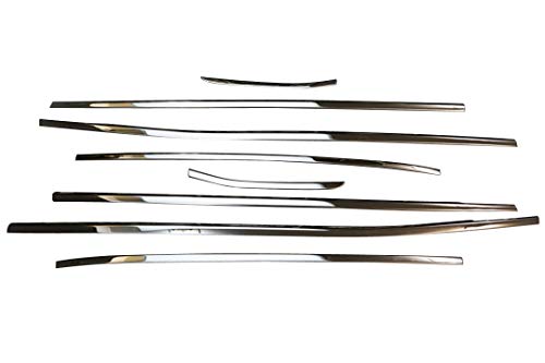 【BREED】 ノア ヴォクシー 80 系 85 系 ステンレス ウェザー ストリップ モール/ウィンドウ フレーム トリム