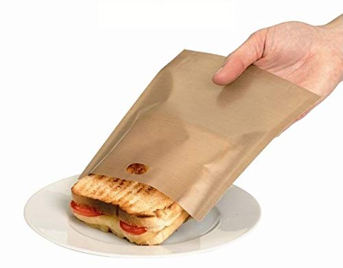 Tostabags, 2 Bolsas para Tostar 100 Usos, Paquete Doble, Dorado