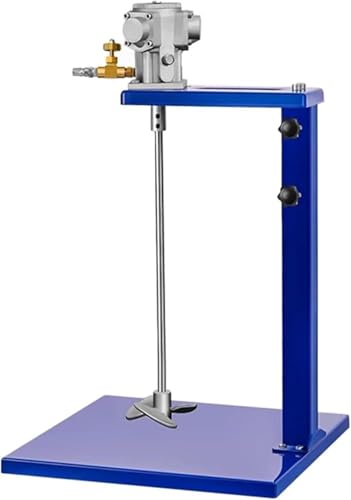 Power Mixer Pneumatic Agitator Clamp-On Drum Agitator Industrial-Grade Pneumatic Shaker Paint Stirring Tool，Pneumatic Mixer,Pneumatic Paint Mixer Stirrer, Manual Paint Air Agitator with Lift