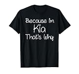 KIA Funny Personalized Birthday Women Name Gift Idea T-Shirt
