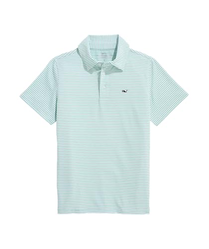 Image of Vineyard Vines Kids Bradley Stripe Sankaty Polo (Toddler /Little Kids /Big Kids)