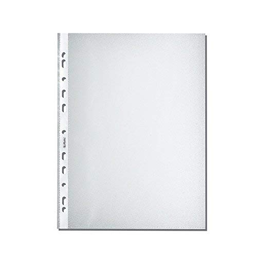 Herlitz 10840320 Prospekthülle A4, genarbt, Premium, dokumentenecht (Prospekthülle A4 genarbt | Premium, 800 Stück)