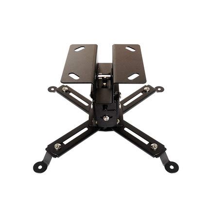 Hzgang 3-In-1 Wall Or Ceiling Projector Mount Home Theatre With Universal Lcd/Dlp Mounting For Mostepson, Optoma, Benq, Viewsonic Projectors, 44Lb Load Capacity, Black #TOP2