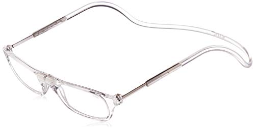 CliC Adjustable Front Connect Reader, 1.50 Strength, Clear Frame
