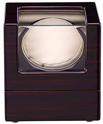 Scatola Carica Orologi Automatica Scatola Carica Orologi Automatica Carica Orologi 1+0 Scatola di conservazione in Legno con Rotazione Automatica Scatola espositiva Rosa,
