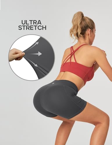 Image of Heathyoga Yoga Pants with Pockets Extra Soft Leggings with Pockets for Women Non See-Through High Waist Workout Leggings