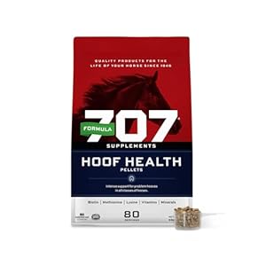 Formula 707 Hoof Health Equine Supplement 5lb Bag – 80 Servings – Biotin, Amino Acids, and Minerals to Improve and Support Healthy Horse Hooves