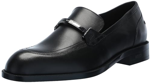 Image of BOSS Men's Tayil Smooth Leather Bit Loafer