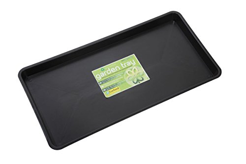 Garland Maxi - Bandeja de jardín (12 L), 79 x 40 x 5 cm, color negro