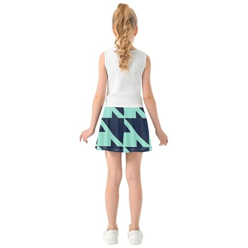 Tennis Skirts Girls with Built in Shorts Flowy Little Girls Golf Skort Kids Pleated Tennis Skirt with Pockets4