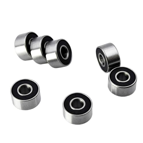 Rodamientos 693 2RS de 3x8x4 mm en acero cromado sellados para motores miniatura