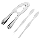 GRIRIW カニバサミ カニフォーク ロブスタークラッカー シーフードツール キッチンツール 製