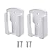 LANSEYQO Remote Control Holder Wall Mount Media Controller Organizer Box for Office Bedroom Parlor 2.5'' Width, 2 Pcs