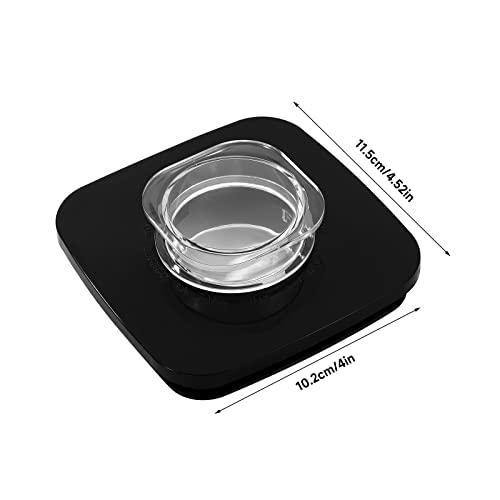 Blender Square Lid and Center Cap Compatible with Os-ter Os-terizer Blender Jar Fit for 4903 Os-ter Blender Square Jar Lid Replacements - Thumbnail 3