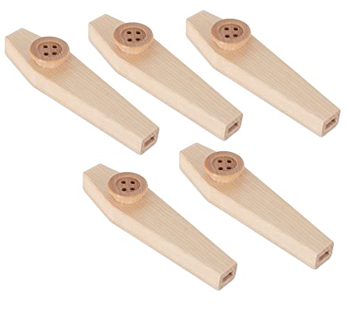 Classic Cantabile KW1 kazoo bois set de 5 - Les Beatles, Paul McCartney, John Lennon, RIngo Starr, George Harrison Classic Cantabile KW1 kazoo bois set de 5