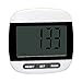 kowaku Pedometer for Walking Accurate Step Counter Simple Clip on with Digital Display Electronic Pedometer Step Counters for Men Women Jogging, Black