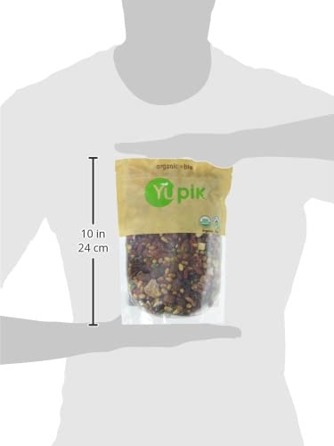 Image of Yupik Organic Kathmandu Mix, 1 lb (16 oz), USDA Certified Organic, Gluten-Free, Vegan, Non-GMO, Colorful Mix of Dried Fruits, Seeds, Beans, and Nuts with Goji Berries, Mango, Brazil Nuts, Pumpkin Seeds, and Tamari Almonds