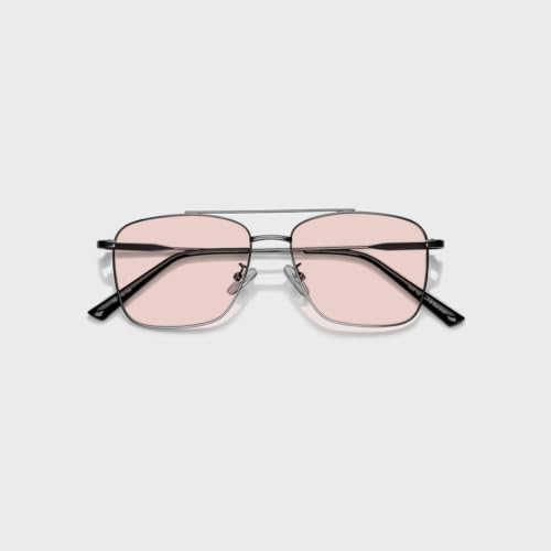 Image of SAM AND MARSHALL VEIN Sunglass I 400% UV Protection I Metal Sunglass I Square Sunglass I Double Bar I Unisex