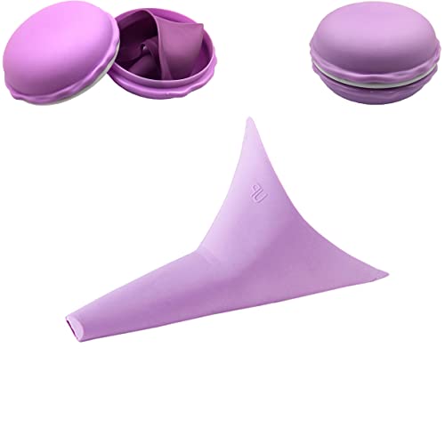 She we Travel Female Shewe Female Urinal Tragbarer Urinal Urintrichter Frauen Uriniergerät für Frauen Weibliches Uriniergerät Sie wir reisen weiblich für Auto (lila) Cover