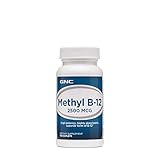 GNC Methyl Vitamin B-12 2500mcg, Tablets, 100 ea