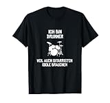 dw snare bridge Perfektes Shirt für alle Schlagzeuger, Drummer, Musiker die in einer Musik Band spielen. Genau richtig, wenn du Schlaginstrumente wie Bassdrum, Snare-Drum, Drumsticks, Ride-Becken Trommeln liebst. Ich bin Drummer weil auch Gitarristen Idole brauchen Spruch
