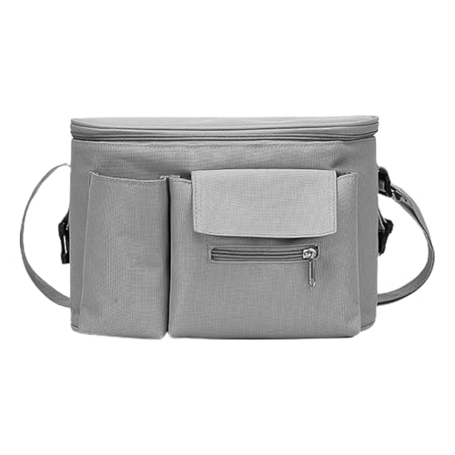 ベビーカーおむつバッグ、ベビーカーキャディバッグ - ベビーカー用おむつバッグ、ベビーカー用キャディバッグ多機能ベビーカーオーガナイザーポーチ - ベビーカーキャディ収納、カップホルダー付きベビーカーキャディ、ウォーキング、旅行、キャンプ用