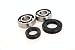 BossBearing Main Crank Shaft Bearings and Seals Kit for Suzuki LT50 1984 1985 1986 1987