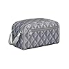 Makeup Bag Fashion Makeup Bag Women Print Travel Essentials Organizer Clutch Toiletry Men(A) #3
