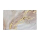 吸水性の高いコットンタオル 柔らかく吸水性の高い生地でふわふわでお肌に優しい(タイムズエレガンスの大理石を超えたゴールドフォイルの抽象化)